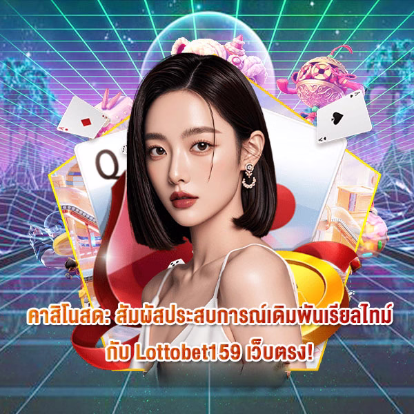 คาสิโนสด: สัมผัสประสบการณ์เดิมพันเรียลไทม์กับ Lottobet159 เว็บตรง!